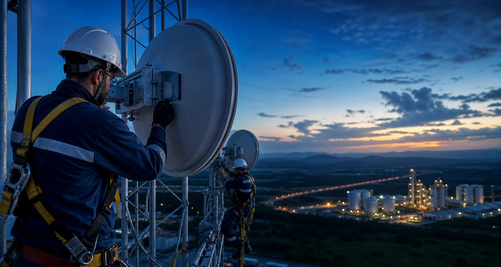 Imagem representativa de Implementação e Manutenção de Enlaces de Rádio